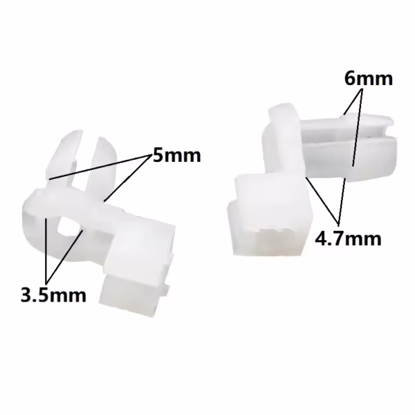 25 Pcs Door Handle Rod connector - Universal Door Lock Block Snap, Door Handle Snap, Car Lock Block Pull Wire Clips, Door Cable Latch Connectors for Interior Trim Panels | ProWheelz (3) - Image 2