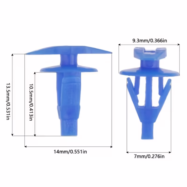 25 Car Seal Fasteners - Durable Clips, Suitable for Door and Window Seals, for Toyota, for Honda, Automotive Fastener Clamps | ProWheelz (1) - Image 3