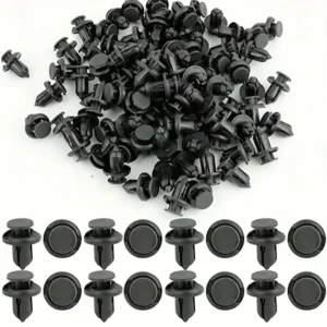 25 Pcs 10mm Plastic Push Pin Fasteners for Honda, Nissan, Bumper Bolt Clips Car Fixing Kit, Automatic Rivet Nails, Universal Mud Flap Clips | ProWheelz (7)
